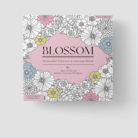 BLOSSOM: Beautiful Flowers Coloring Book /